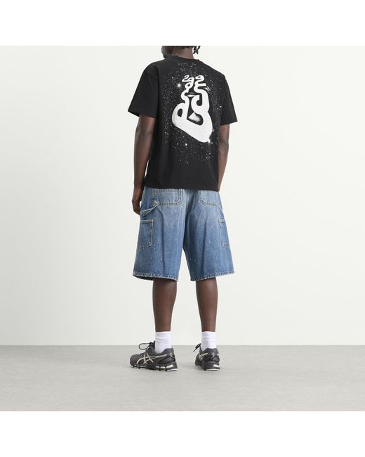 No Problemo Black Space Block Ss T-Shirt for men
