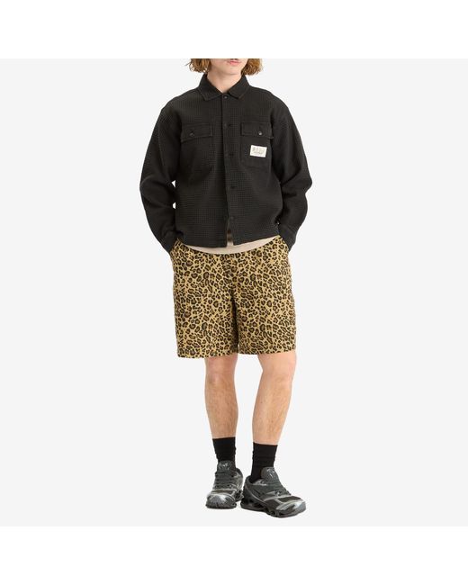 Brain Dead Multicolor Twill Climber Shorts for men
