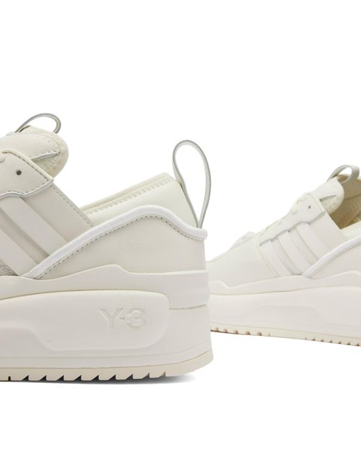 Y-3 White Rivalry Sneakers for men
