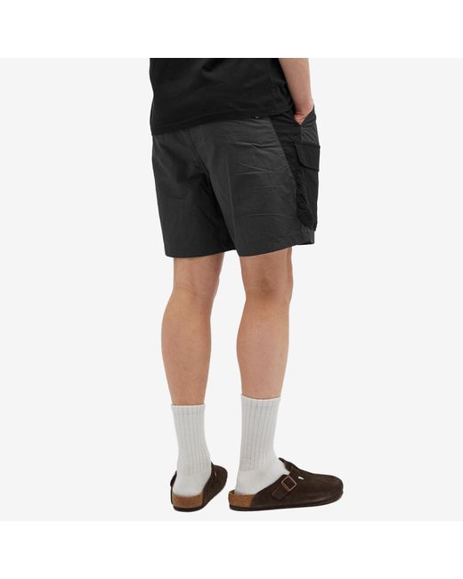Folk Black Prism Cargo Shorts for men