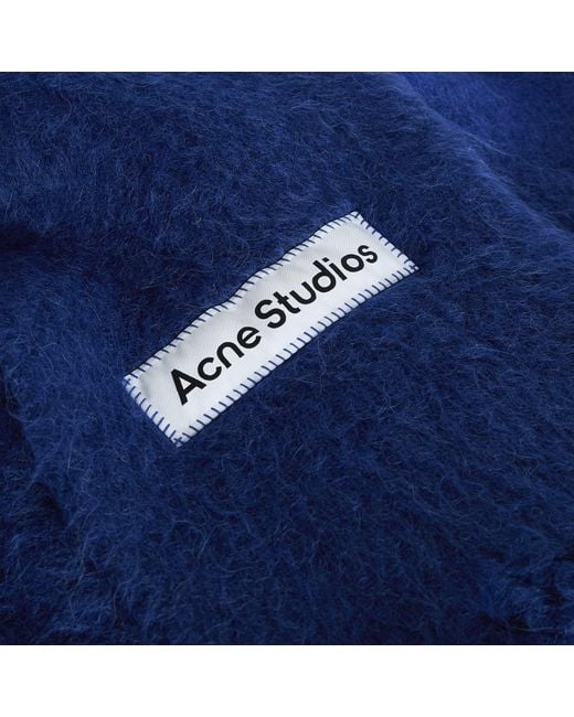 Acne Blue Vally Dip Dye Scarf