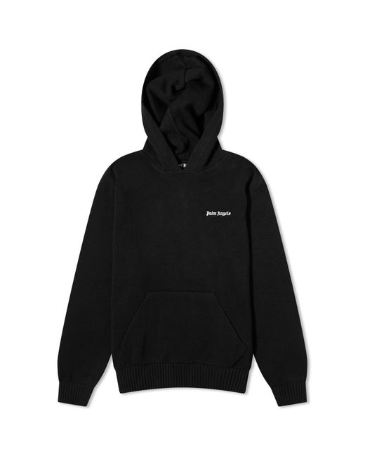 Palm Angels Black Classic Popover Hoody for men