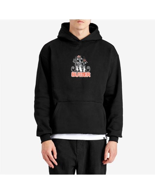 Butter Goods Black Cats Hoodie for men