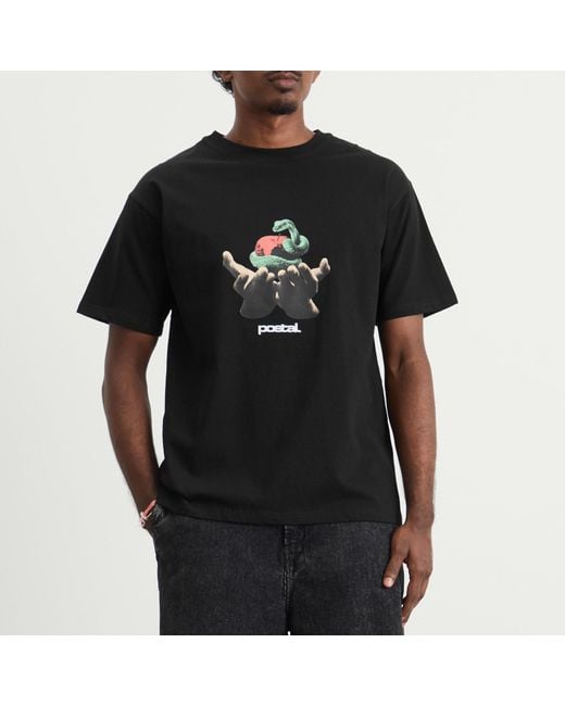 Postalco Black Forbidden Fruit T-Shirt for men