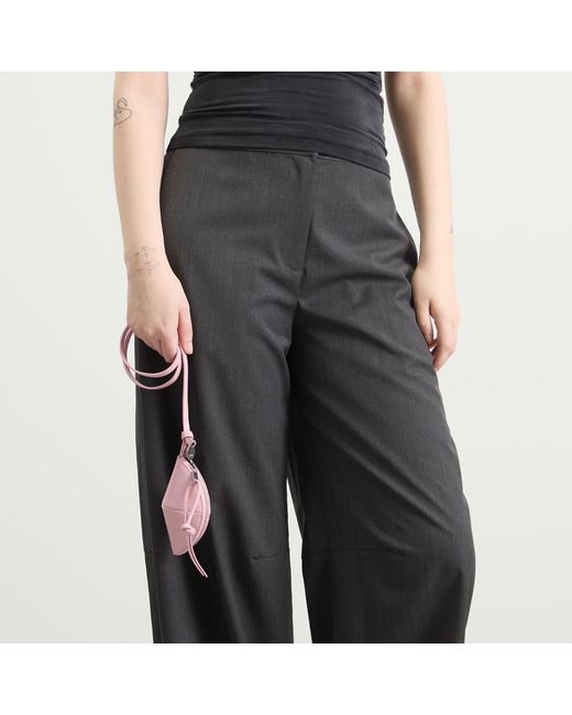 Jil Sander Pink Small Curve Pouch