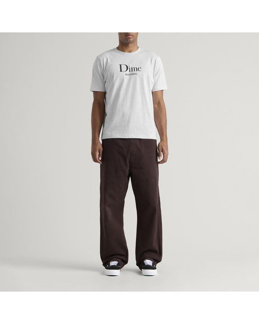 Dime White Classic Mtl T-Shirt for men