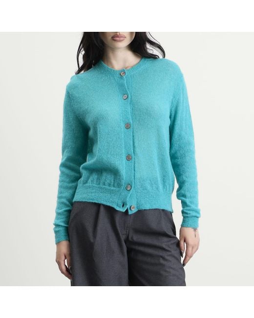 Studio Nicholson Blue Callen Cardigan