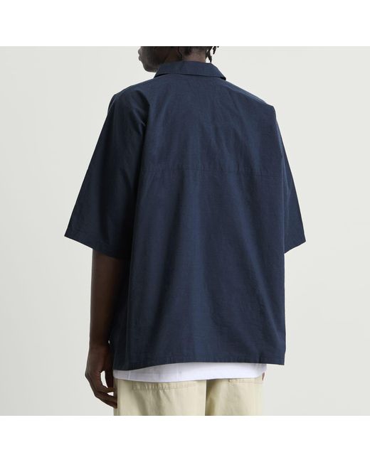 Neighborhood Blue Dolman Logo Short Sleeve Shirt for men
