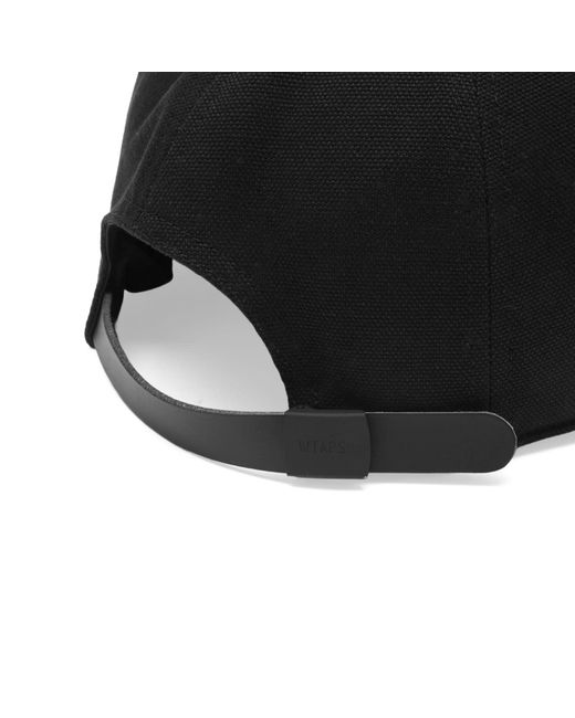 (w)taps Black A3 Embroidered Logo Cap for men