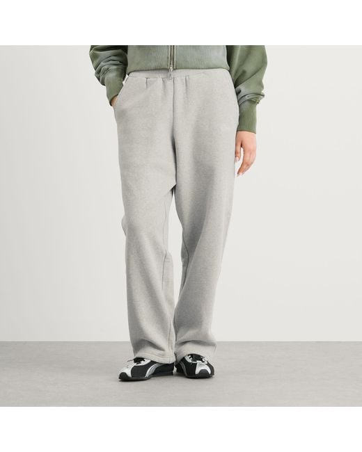 Dime Gray Cursive Small Logo Sweatpants