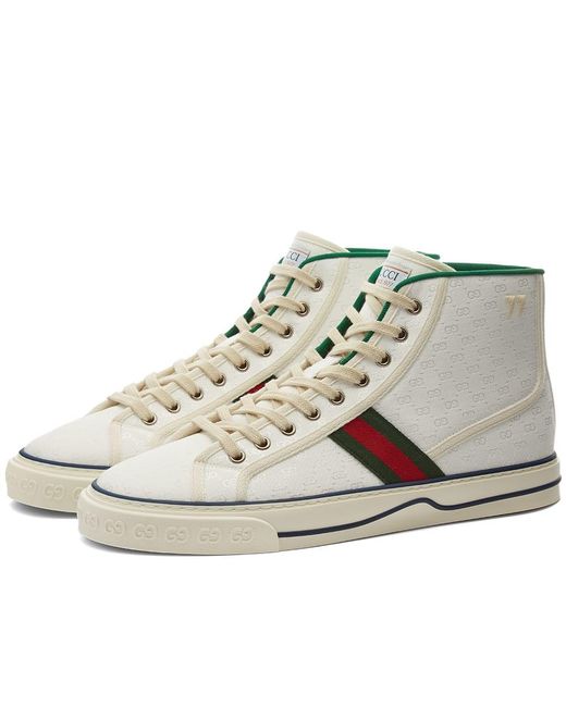 Gucci Tennis 1977 High Top Sneaker in White for Men - Save 36% - Lyst