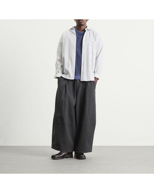 YMC Blue Spray Triple Pocket T Shirt for men