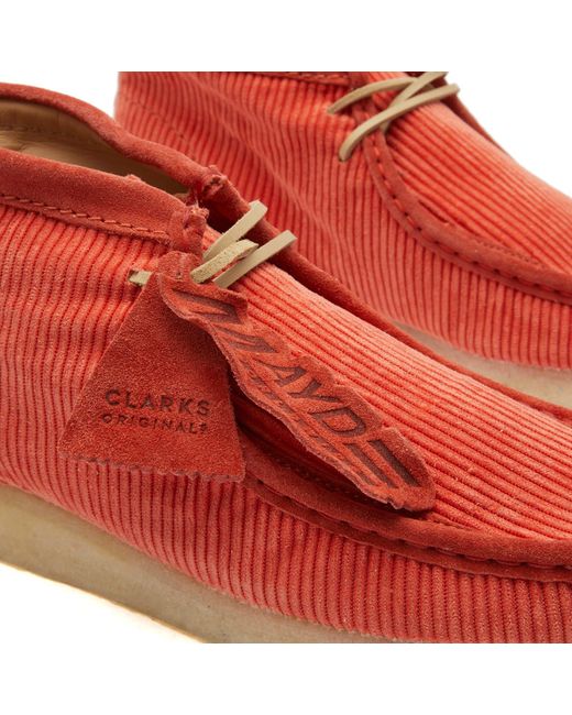 Clarks Red Mayde Wallabee Boot