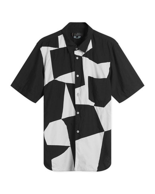 Comme des Garçons Black Comme Des Garçons Patchwork Short Sleeve Shirt for men