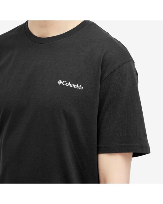 Columbia Black North Cascades T-Shirt for men