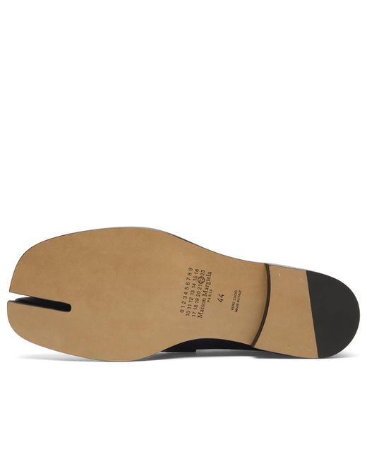 Maison Margiela Blue Collapsable Back Tabi Loafers for men