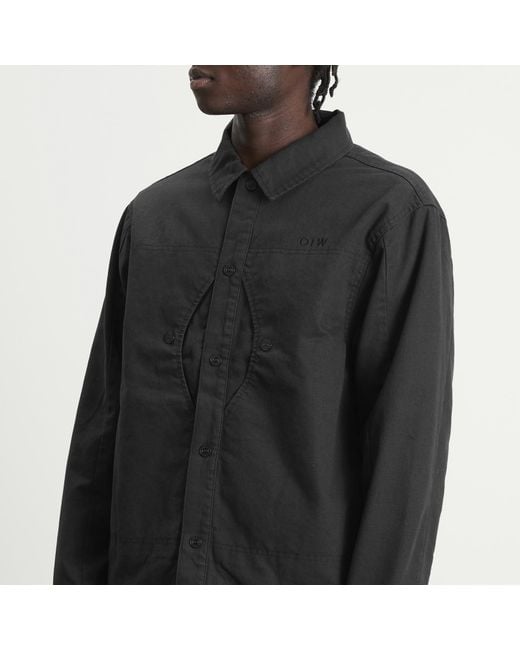 Vans Black Otw Twill Shirt for men