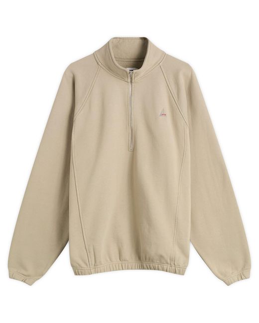 Roa Natural Logo 490Gsm Heavy Half Zip for men
