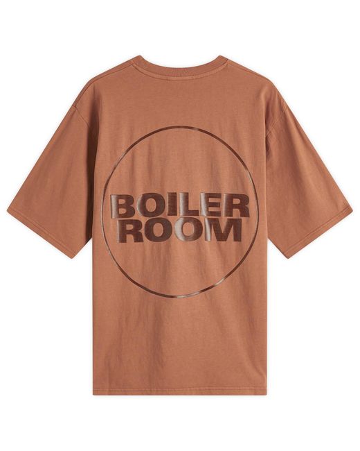 BOILER ROOM Brown Core T-Shirt for men