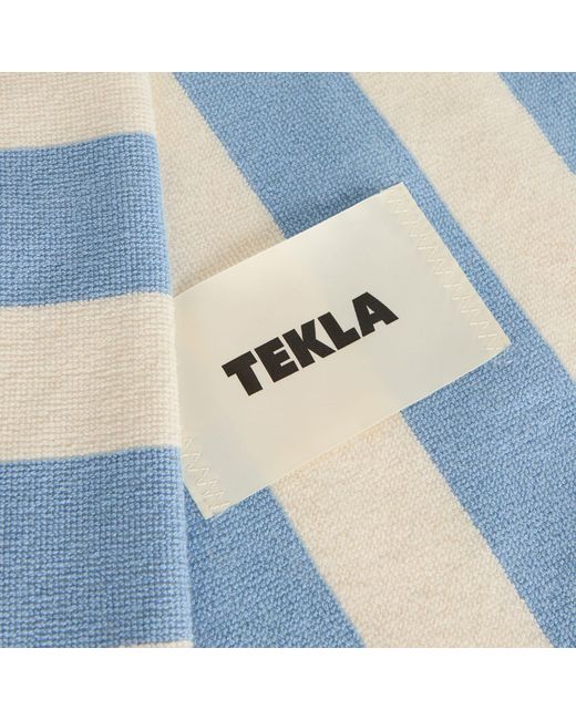 Tekla Blue Beach Towel