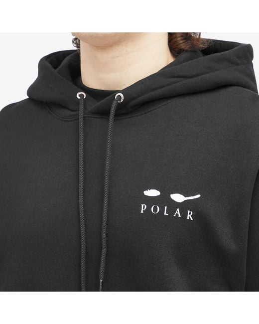 POLAR SKATE Black Dave Discoteque Hoodie for men