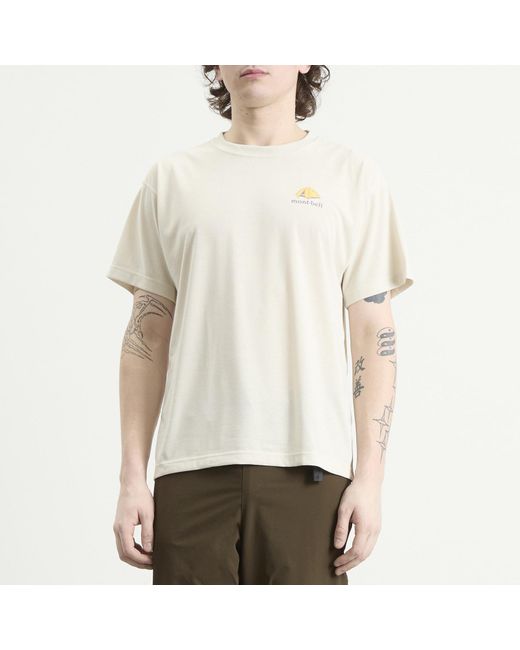 Montbell White Mountain Camping T-Shirt for men
