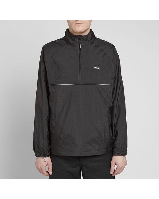Stussy Synthetic Sport Pullover Jacket in Black for Men - Lyst