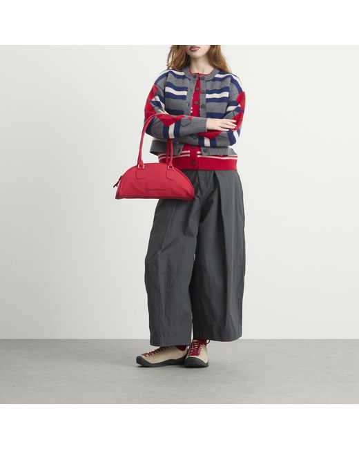 Damson Madder Red Berta Bowler Bag
