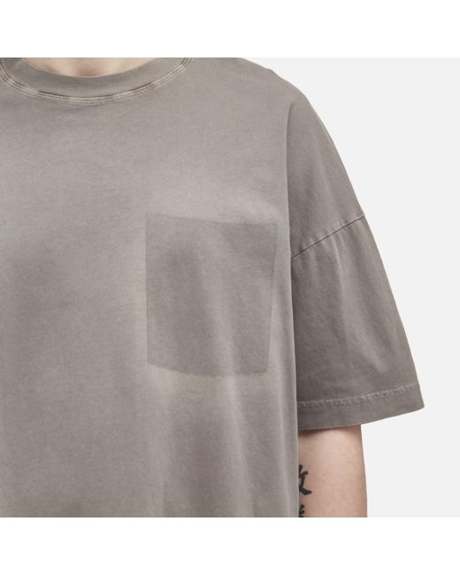 Cole Buxton Gray Pocket Fade T-Shirt for men