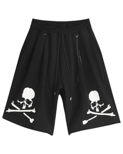 MASTERMIND WORLD Black Og Sweat Shorts for men