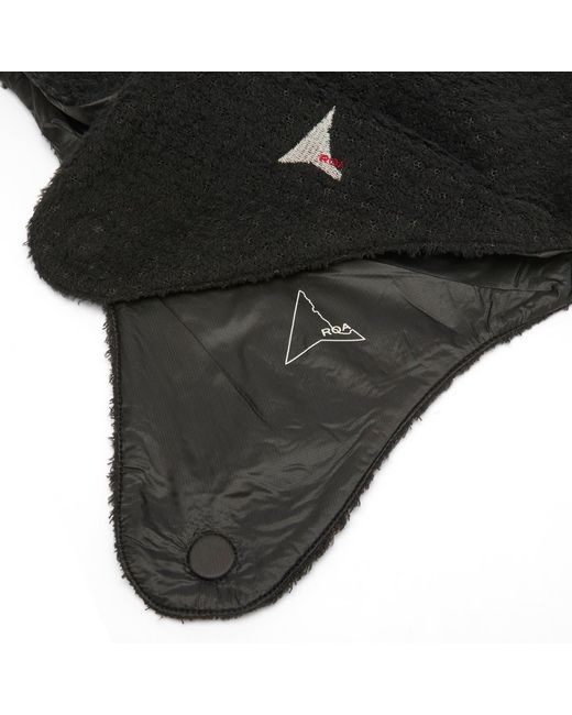 Roa Black Aviator Polartec Hat for men