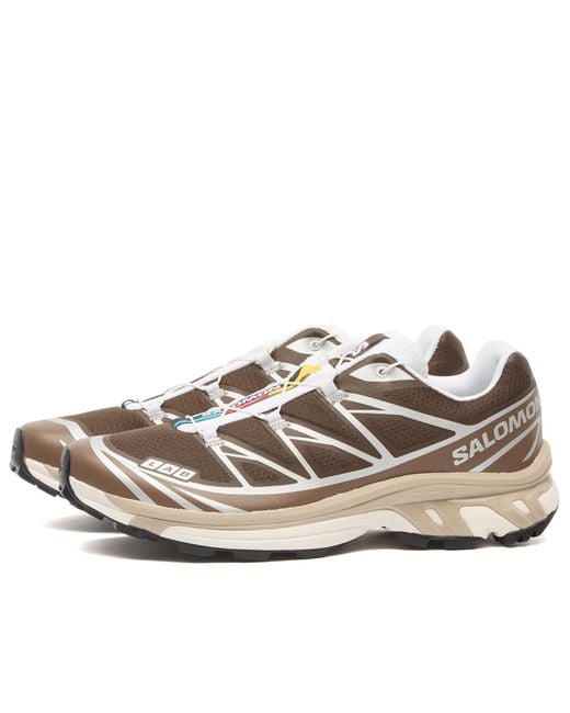 Salomon White Xt-6 Sneaker