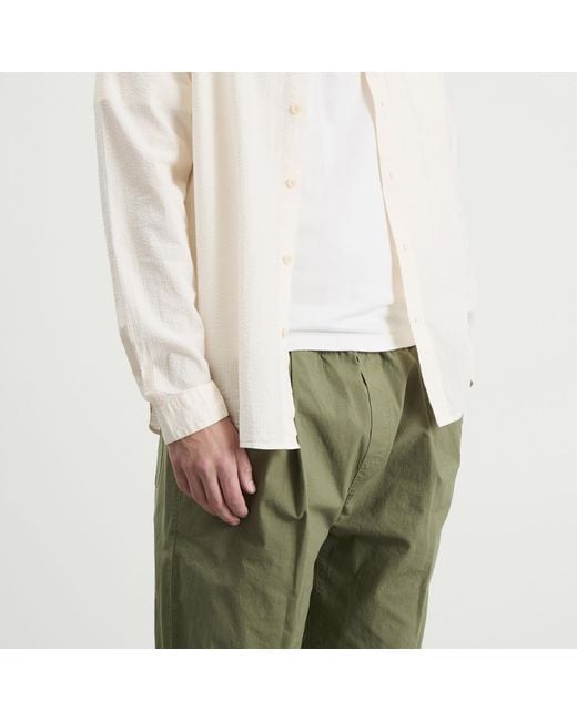 Folk Green Drawcord Loose Trouser for men