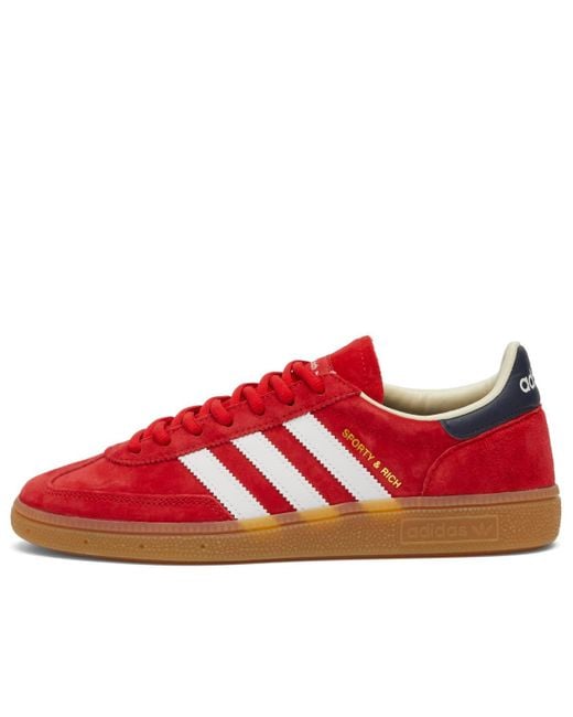 Adidas Red Handball Spezial X Sporty & Rich