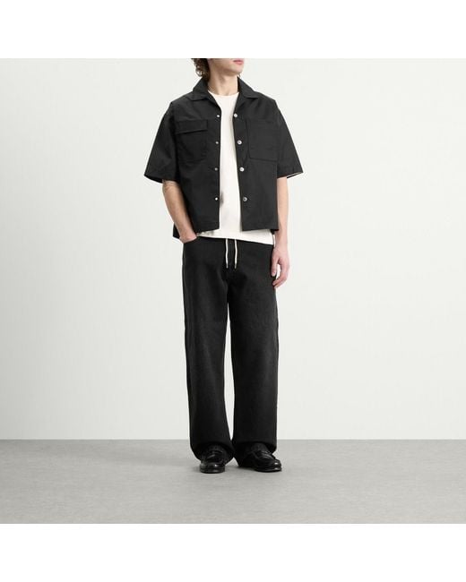About Blank Black Utility Shirt for men
