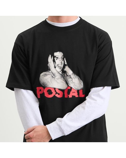 Postalco Black Hear No T-Shirt for men
