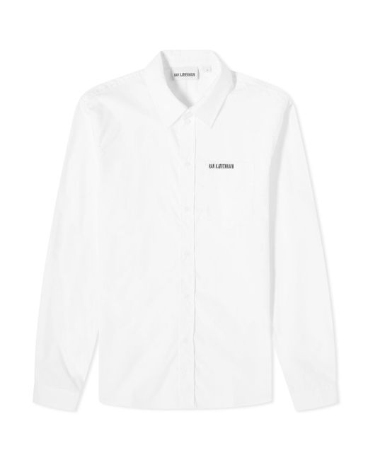 Han Kjobenhavn White Logo Regular Fit Shirt for men