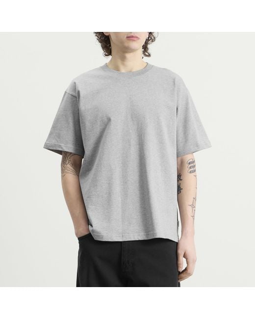 Norse Projects Gray Standard Heavy Loose T-Shirt for men