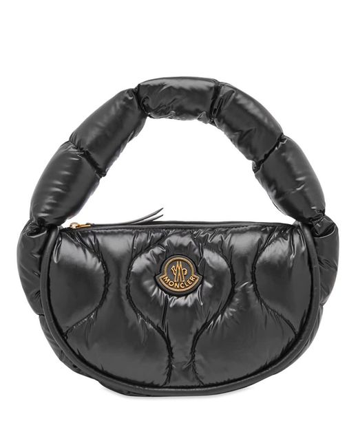 Moncler Delilah Hobo Bag in Black | Lyst