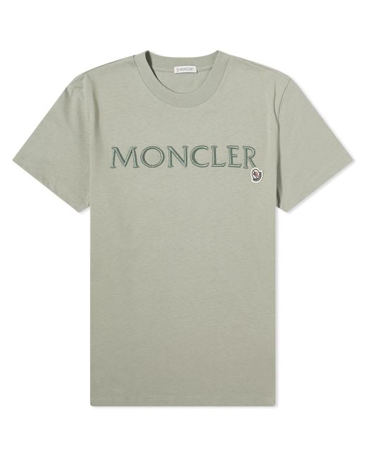 Moncler Gray Logo T-Shirt