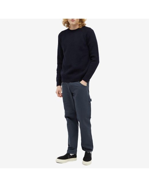 Norse Projects Blue Roald Chunky Cotton Knit for men