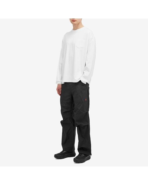 Uniform Bridge Gray Relaxed Training Pants for men