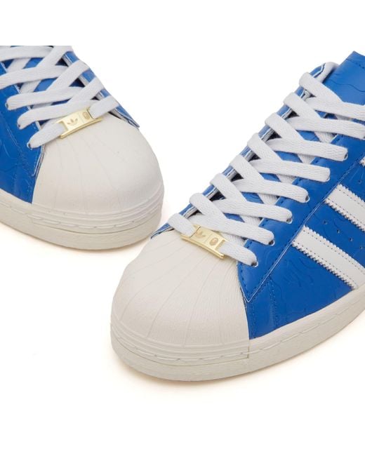 adidas X Bape Superstar Vintage Sneaker in Blue | Lyst