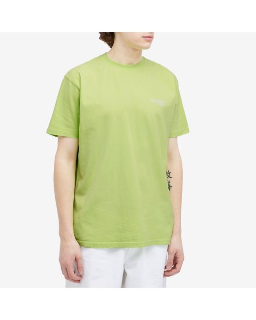 New Amsterdam Surf Association Green Shark T-Shirt for men