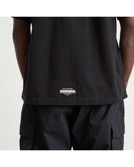 Neighborhood Black Ss-6 Fury T-Shirt for men