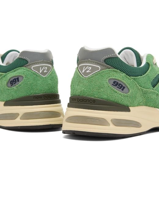 New Balance Green U991Gv2 Sneaker Made