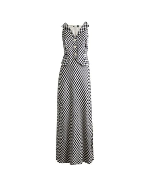 midi gathered dress Ella by Rafaella Women's Floral Print Gathered Popover Midi Dress in Black, Size XL, 100% Polyester