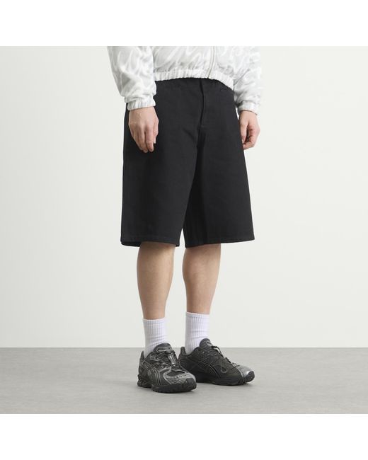 Dime Black Tech Denim Shorts for men