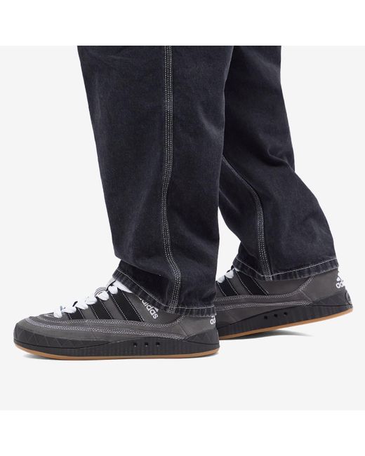adidas Ynuk Adimatic Mid Sneakers in Black for Men | Lyst