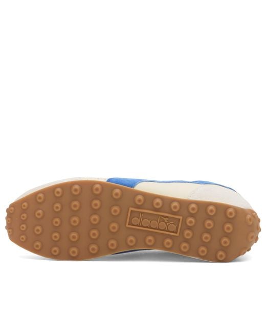 Diadora Blue Rally Punched Sneaker for men